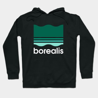 aurora borealis - 3 stripes - sports vibe Hoodie